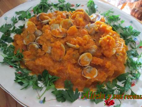 CALABAZA CON ALMEJAS