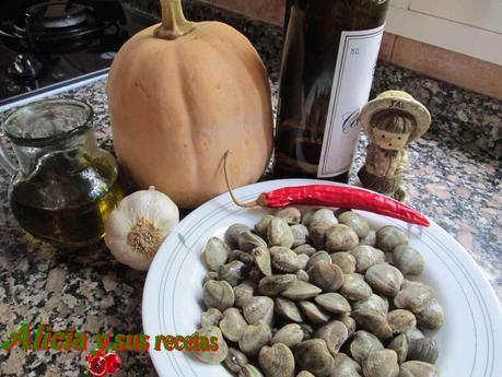 CALABAZA CON ALMEJAS