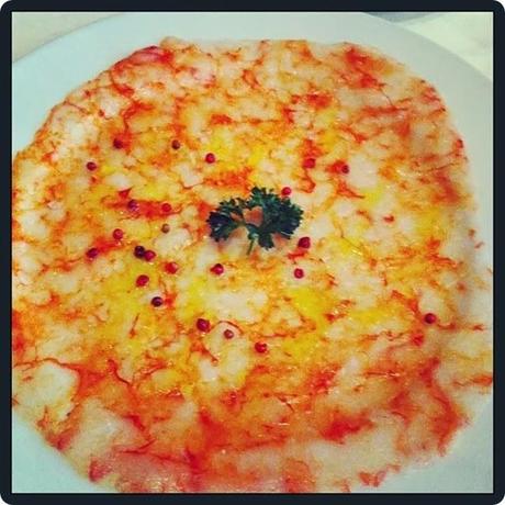 CARPACCIO DE GAMBAS