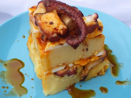 Tarta de pulpo