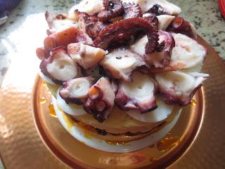 Tarta de pulpo