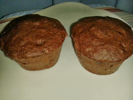 muffins de chocolate y naranja amarga