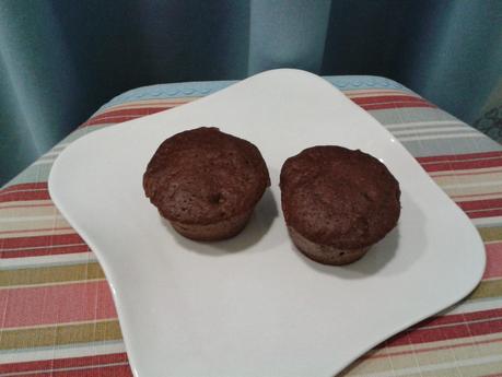 muffins de chocolate y naranja amarga