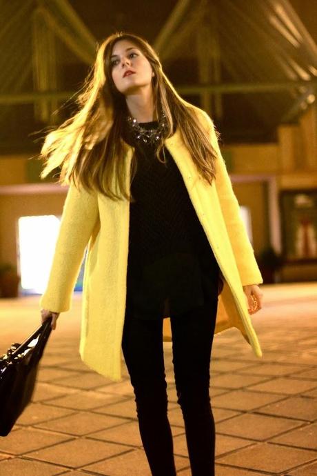 Yellow at night