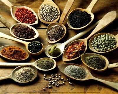 Propiedades de las especias, hierbas y condimentos