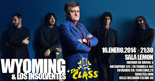 Wyoming & Los Insolventes ofrecen un concierto benéfico contra el cáncer infantil