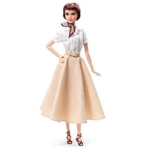 Barbie - Audrey Hepburn en Vacaciones en Roma, muñeca fahion (Mattel X8260)