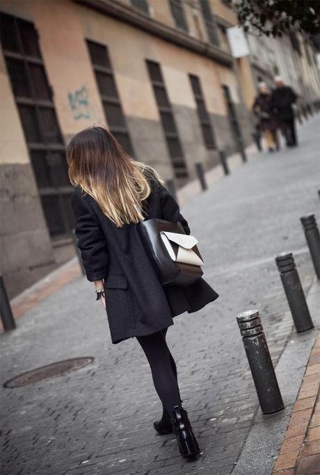 street style barbara crespo black is the new black fashion blogger outfit