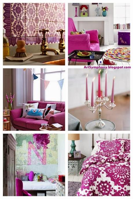 Ideas para aplicar el color del 2014: Radiant Orchid