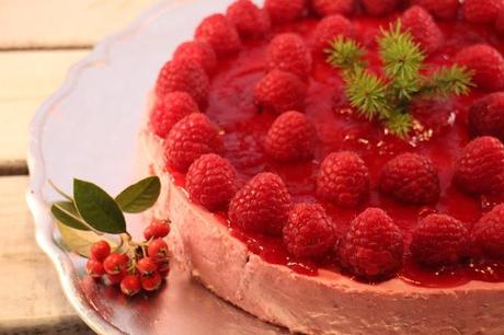 Cheesecake de frambuesas