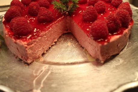 Cheesecake de frambuesas