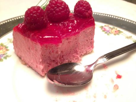 Cheesecake de frambuesas