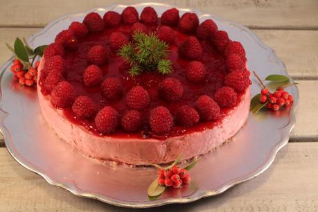 Cheesecake de frambuesas