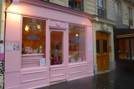 Decoración de fachada de tienda de cupcakes - Chloe's París (imagen de Nozenfantscheris)