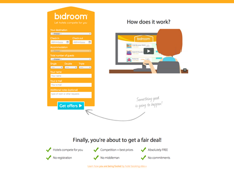 Bidroom.com: Se acabaron los abusos de las reservas hoteleras online