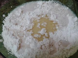 Panecillos recubiertos de soja y pipas (sin amasado)