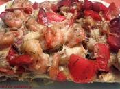Pastel patatas gambas (Microondas)