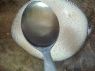 Flan de caqui en microondas