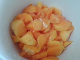 Flan de caqui en microondas