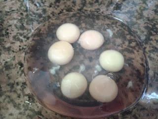 Flan de caqui en microondas