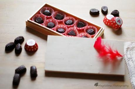 BOMBONES RELLENOS DE PRALINÉ