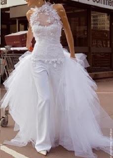 TRAJES DE NOVIA CON PANTALONES