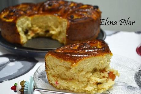 Brioche con Frutas y Pasas (Thermomix)