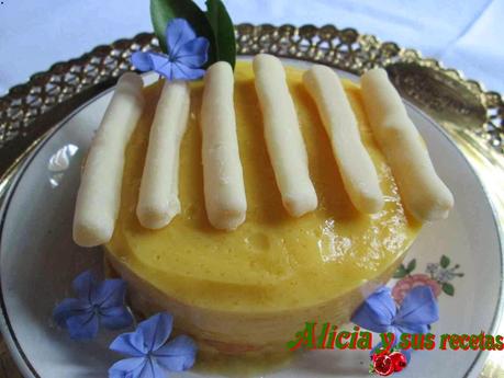 PASTEL DE MANGO ENREJADO