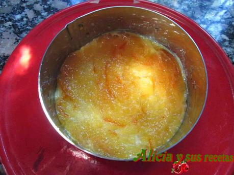 PASTEL DE MANGO ENREJADO