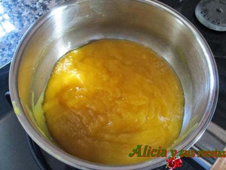 PASTEL DE MANGO ENREJADO