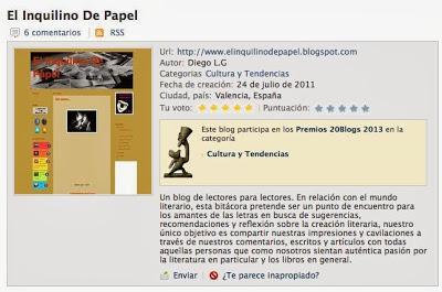 Premios 20Blogs