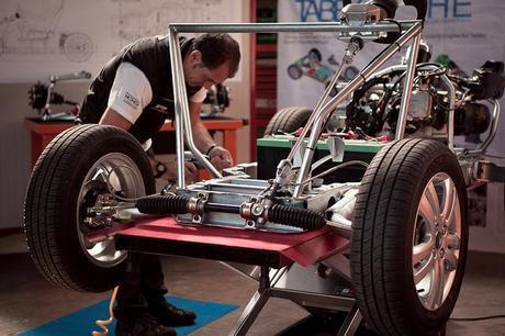 El Tabby es un coche eléctrico que se puede montar en menos de 1 hora
