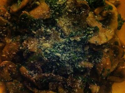 champiñón-con-espinacas-y-queso Champiñón con Espinacas y Queso