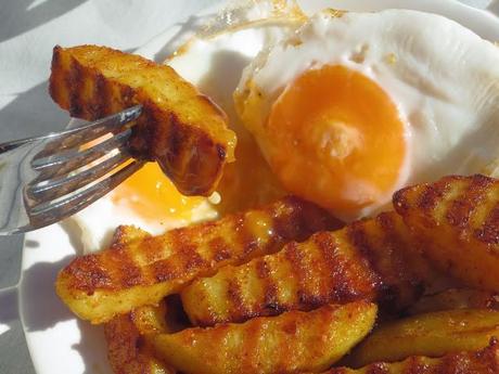 Patatas fritas con huevos SIN ACEITE olla GM