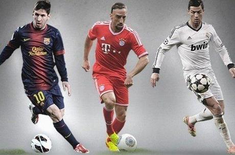 Cristiano, Messi o Ribery. Hagan sus apuestas