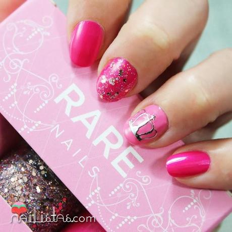 Uñas decoradas con coronas | Princess nail art kit de Rare Nails
