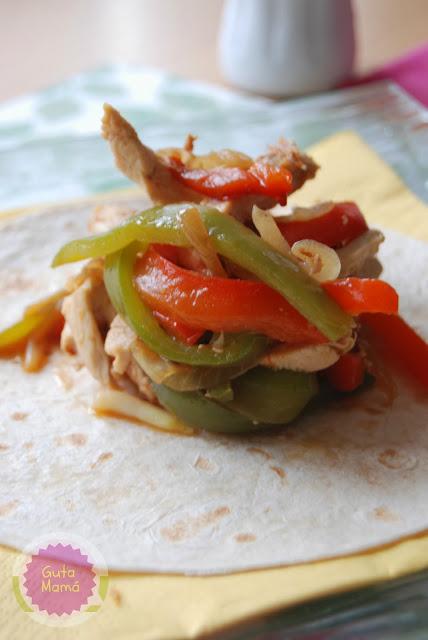 Fajitas de Pollo