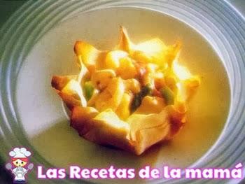 Receta de Cestitas de mar