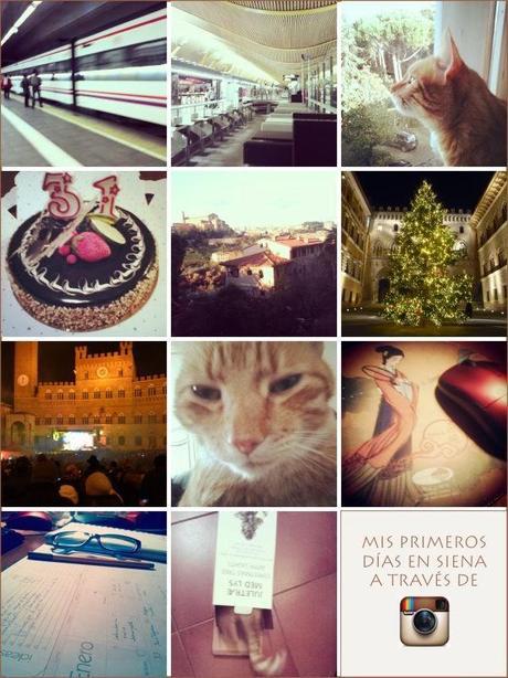 Instagram y momentos de la llegada a Siena.