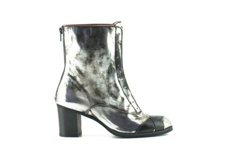 Botas metalizadas de la marca de zapatos Ras Shoes