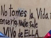 tomes vida serio. nadie sale vivo ella