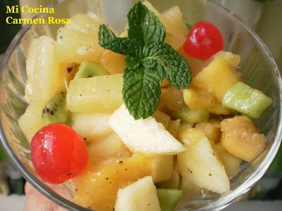 MACEDONIA AGRIDULCE DE FRUTAS