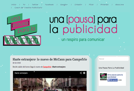 Una pausa para la publicidad