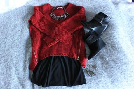 Burgundy sweater