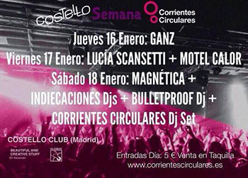 MAGNÉTICA EN EL FESTIVAL SUBTERRANEO: SÁBADO 18 DE ENERO EN COSTELLO CLUB, MADRID
