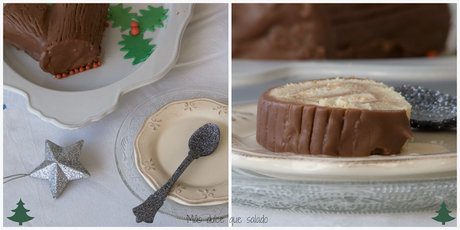 Tronco de Navidad con Crema de Castañas