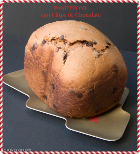 Panettone con Chips de Chocolate en Panificadora