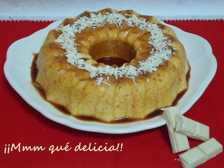 FLAN DE CHOCOLATE BLANCO