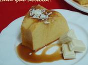 Flan chocolate blanco