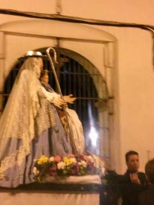 Por primera vez los venezolanos celebran la fiesta  de la Divina Pastora en Sevilla.